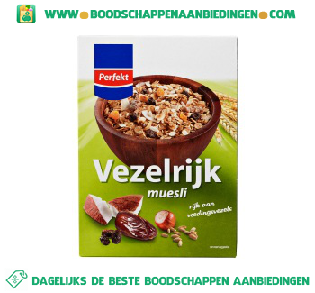 Perfekt Muesli vezelrijk aanbieding