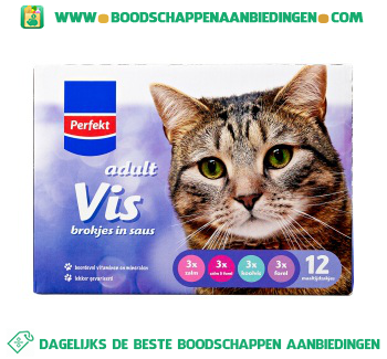 Perfekt Multipack vis kat aanbieding