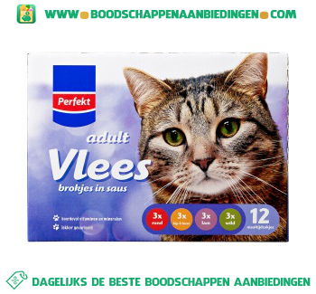 Multipack vlees kat aanbieding