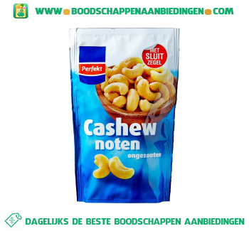 Ongezouten cashewnoten aanbieding