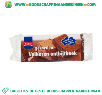 Ontbijtkoek volkoren gesneden aanbieding