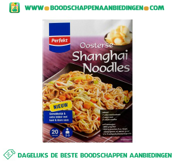 Perfekt Oosterse Shanghai noodles maaltijdpakket aanbieding