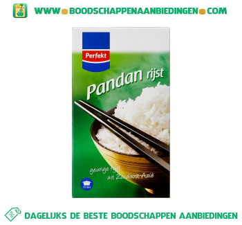 Perfekt Pandan rijst aanbieding