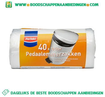 Pedaalemmerzakken à 10 liter aanbieding