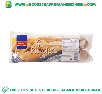 Perfekt Pistolets wit aanbieding