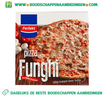 Pizza funghi aanbieding