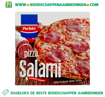 Pizza salami aanbieding