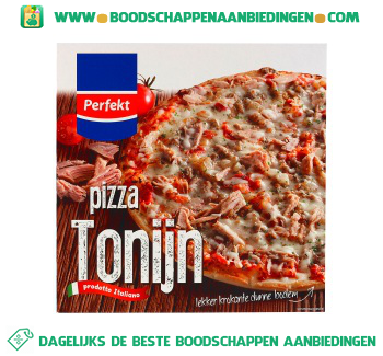 Pizza tonijn aanbieding