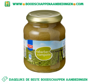 Rabarbercompote aanbieding