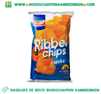 Ribbelchips paprika aanbieding