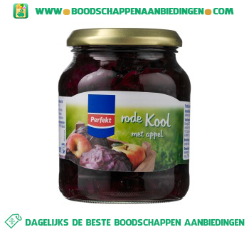 Rode kool met appel aanbieding