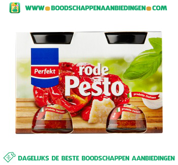 Perfekt Rode pesto duopak aanbieding