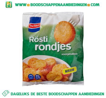 Rösti rondjes aanbieding