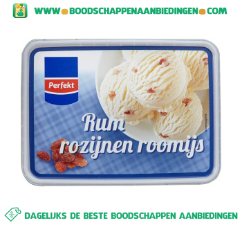 Perfekt Rum rozijnen roomijs aanbieding