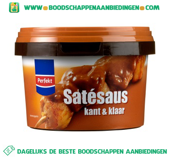 Satesaus kant & klaar aanbieding