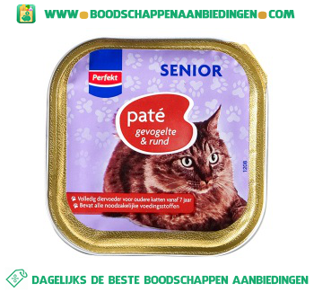 Perfekt Senior paté gevogelte & rundvlees aanbieding