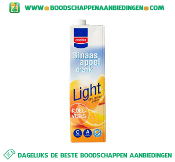 Sinaasappeldrank light aanbieding