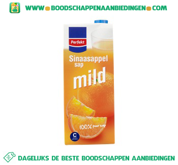 Sinaasappelsap mild aanbieding