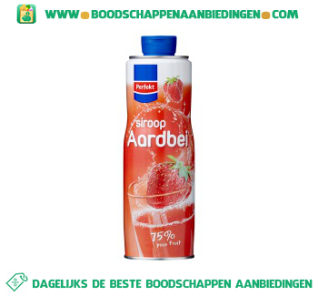 Siroop aardbei aanbieding