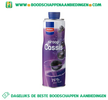 Siroop cassis aanbieding