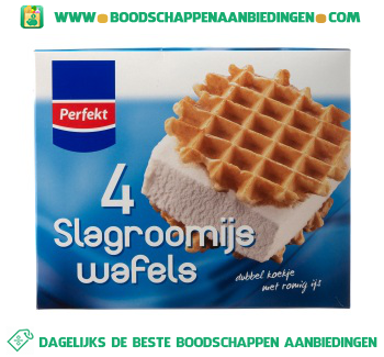 Perfekt Slagroomijswafels aanbieding