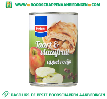 Perfekt Taart-vlaaifruit appel-rozijn aanbieding