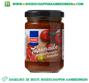 Tapenade zongedroogde tomaten aanbieding