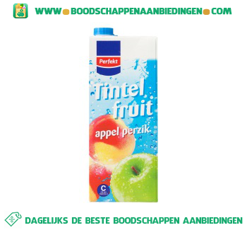 Tintelfruit appel & perzik aanbieding