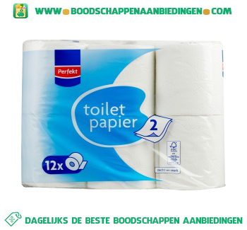 Toiletpapier 2 laags aanbieding