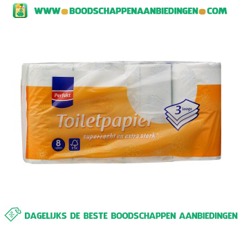 Toiletpapier 3-laags aanbieding