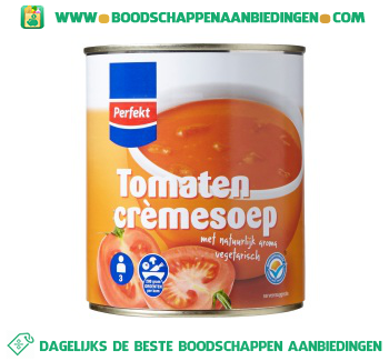 Tomaten cremesoep aanbieding