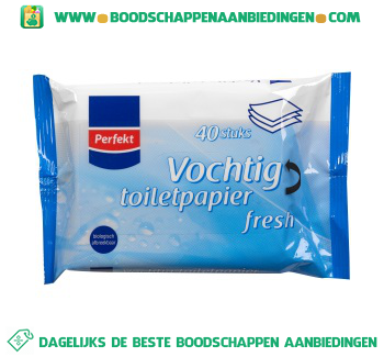 Perfekt Vochtig toiletpapier fresh aanbieding