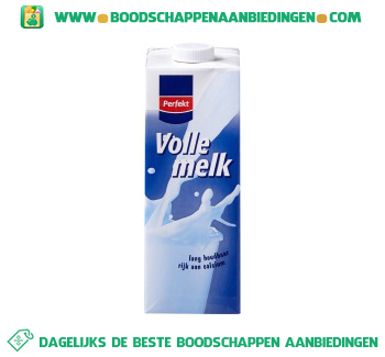 Volle melk houdbaar aanbieding