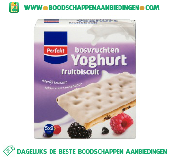 Yoghurt fruitbiscuits bosvruchten aanbieding