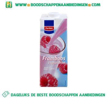 Yoghurtdrink framboos aanbieding