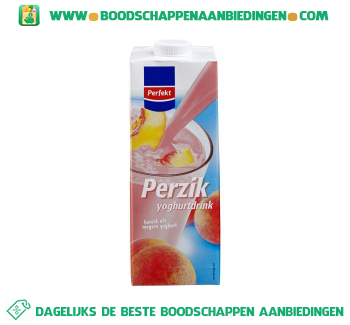 Yoghurtdrink perzik aanbieding