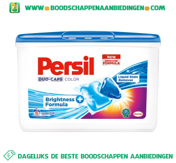 Persil Duo caps color 15 stuks aanbieding