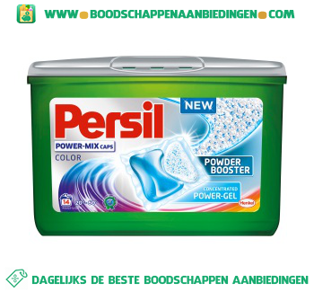 Persil Powermix caps color aanbieding