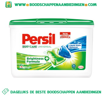 Persil Wasmiddel duo caps aanbieding