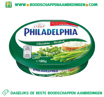 Philadelphia Bieslook light aanbieding