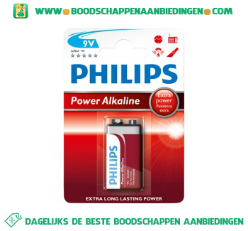 Philips Powerlife 9 volt aanbieding