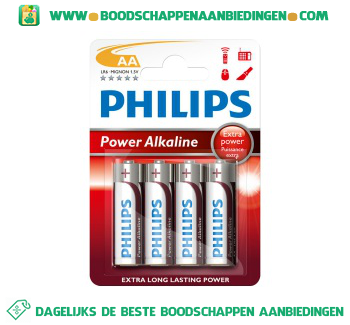 Philips Powerlife alkaline aa aanbieding