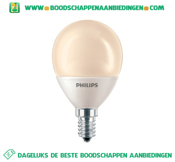 Philips Softone kogel 8w e14 aanbieding