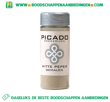 Picado Witte peper tafelstrooier aanbieding