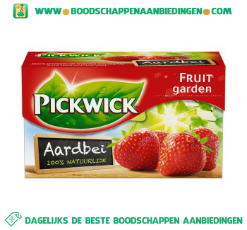 Aardbeithee 1-kops aanbieding