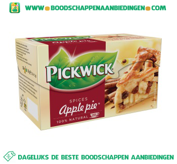 Pickwick Apple pie spices thee 1-kops aanbieding