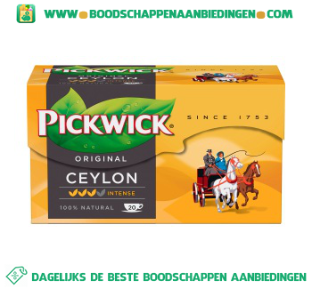 Pickwick Ceylon tea blend 1-kops aanbieding