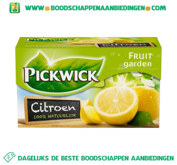 Pickwick Citroenthee 1-kops aanbieding