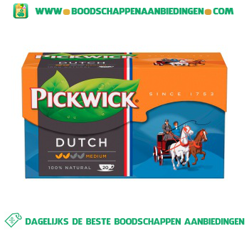 Pickwick Dutch tea blend 1-kops aanbieding