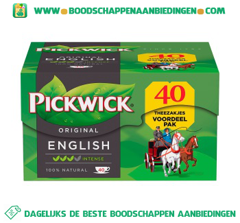 Pickwick English tea blend 1-kops aanbieding